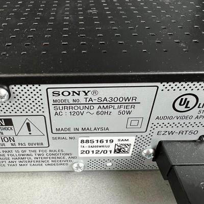 728 Sony Surround Sound System Set