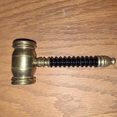 brass gavel
