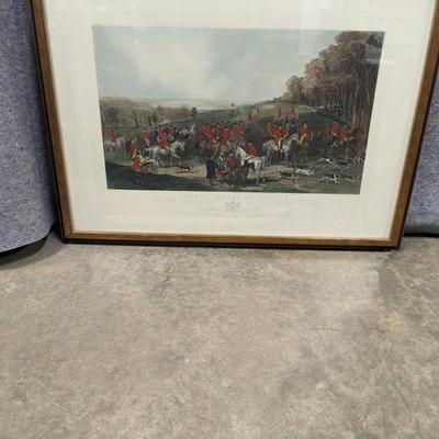 The Meet Of the Vine Hounds Print