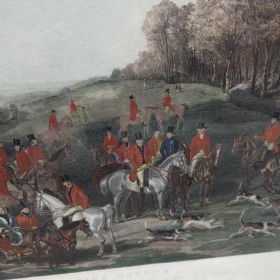 The Meet Of the Vine Hounds Print