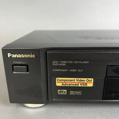 729 Panasonic DVD/Video, CD Player Model DVD-A120
