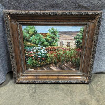 Judd Gallet Framed Painting On Canvas