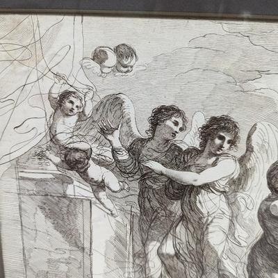 Original Sepia Of The Nativity Art