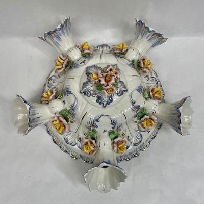 Capodimonte Ceramic Ceiling Light Fixture made in Italy