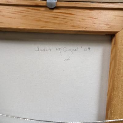 Framed Floral Painting