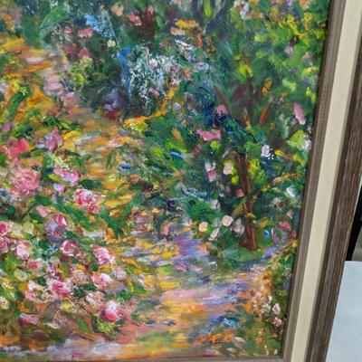 Framed Floral Painting