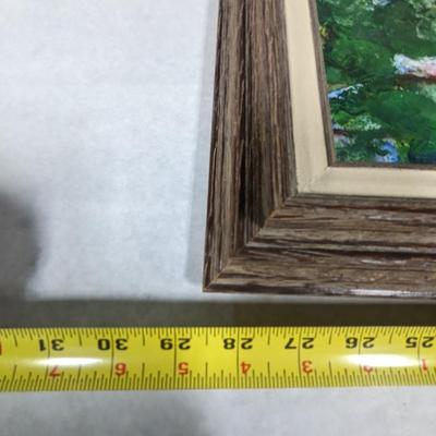 Framed Floral Painting