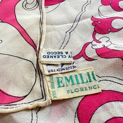 Vintage 33” Square Emilio Pucci Scarf