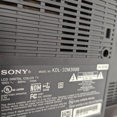 Sony KDL-32M3000 32 Inch TV Works With Remote