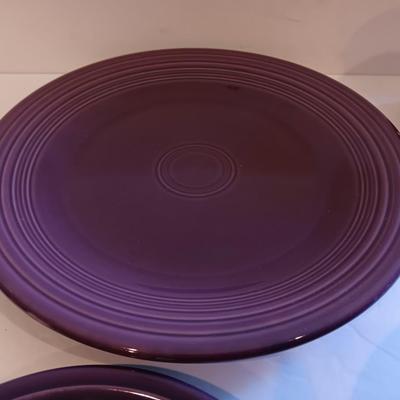 Fun Heather Homer Laughlin Fiesta dinnerware set Made in USA