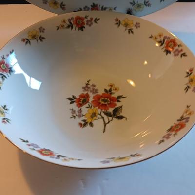 Dynasty fine China DALIAN Pattern vegetable bowl and platter