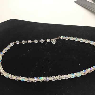 Gorgeous Aurora Borealis. Crystal Necklace. Sparkly Beautiful ?