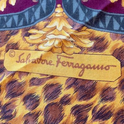 Salvatore Ferragamo 52” Square Scarf