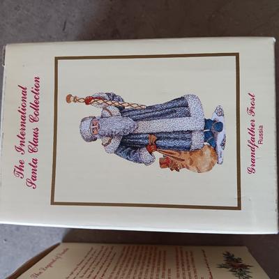 Numbered Thomas Kincade Santa with Santa's from around the world figures