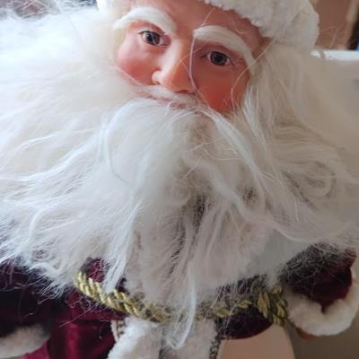 Numbered Thomas Kincade Santa with Santa's from around the world figures