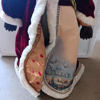 Numbered Thomas Kincade Santa with Santa's from around the world figures