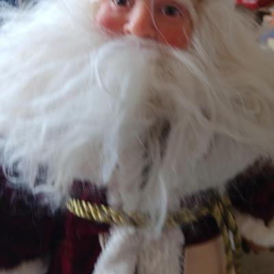 Numbered Thomas Kincade Santa with Santa's from around the world figures