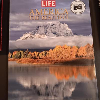 Three coffee table books on America