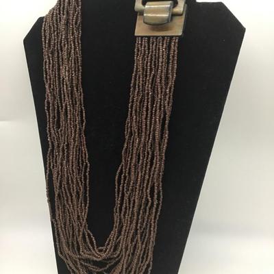 Beautiful Glass sees Beaded Multi Layered Design Necklace