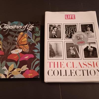 Life the classic collection tabletop book and Tapestries of Life book