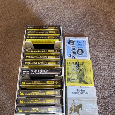 The King on Cassette Tapes and More (Elvis)