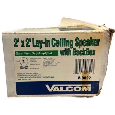 2' x 2' Lay-In Ceiling Speaker with BackBox