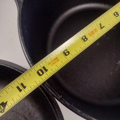 Lodge Cast Iron Covered Dutch Oven- Approx 10 1/4" in Diameter, 4 1/2" Deep