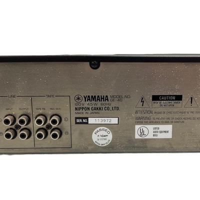 Yamaha Natural Sound Graphic Equalizer GE-40
