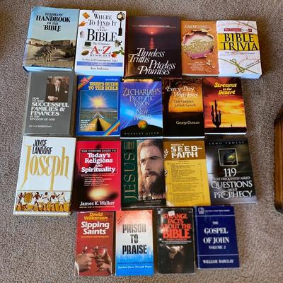 Religious Books - Bible handbook - bible Trivia - self-help religious - Joseph -prophets and more