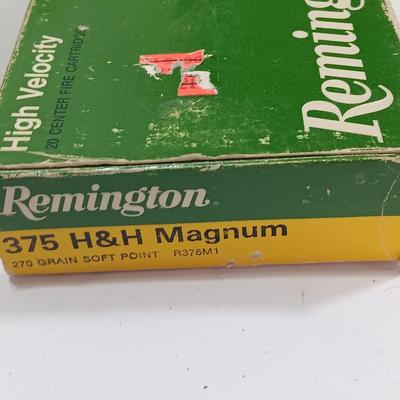 Remington High Velocity 375 H&H Magnum Ammunition