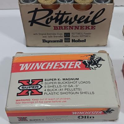 12 Guage Special ammunition - Vintage Rotteil Brenneke - and more