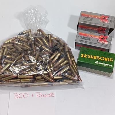 360+ PLUS Rounds of assorted .22 shells - Ammunition
