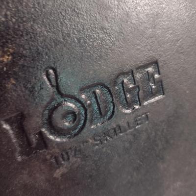 Lodge Cast Iron Skillet- Approx 10 1/2" in Diameter