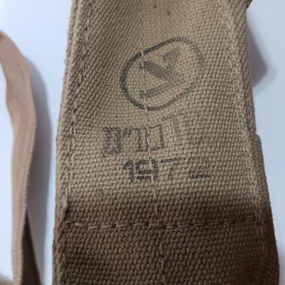 Three military issued canvas ammunition pouches / bags marked 1974 & 1972