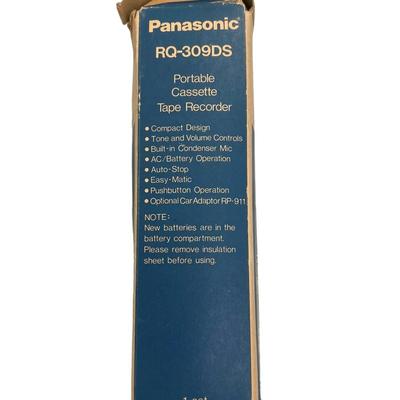Panasonic Portable Cassette Tape Recorder RQ-309DS