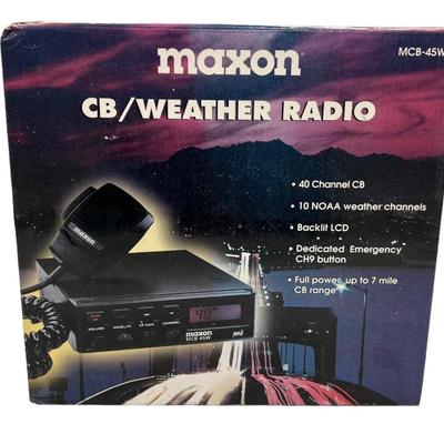 Maxon CB/Weather Radio MCB-45W