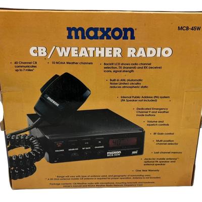 Maxon CB/Weather Radio MCB-45W