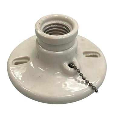 Eagle Two-Piece Porcelain Pull Chain Receptacle