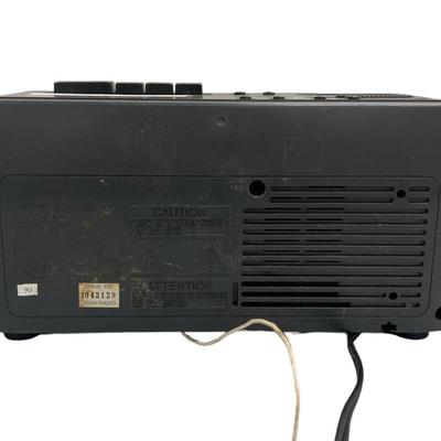 Sony Dual Alarm Cassette Player Digital Clock Radio