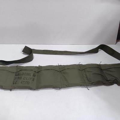 CAL 30 Ball M2 8 round clips LC 42351 in Bandoleer with ebolic clips