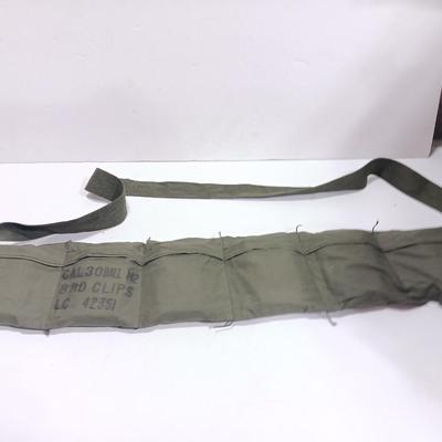 CAL 30 Ball M2 8 round clips LC 42351 in Bandoleer with ebolic clips