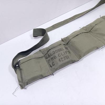 CAL 30 Ball M2 8 round clips LC 42351 in Bandoleer with ebolic clips