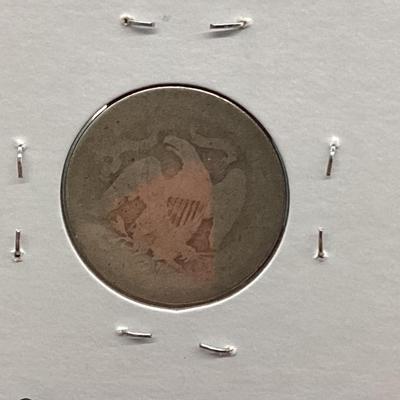1877 silver seated liberty quarter