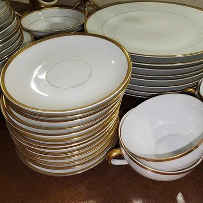 Gold Rimmed China Set