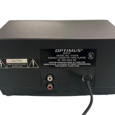 Optimus Cassette Tape Player SCP-31