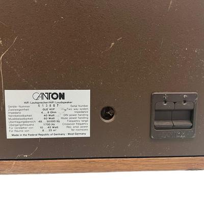 Canton Speakers