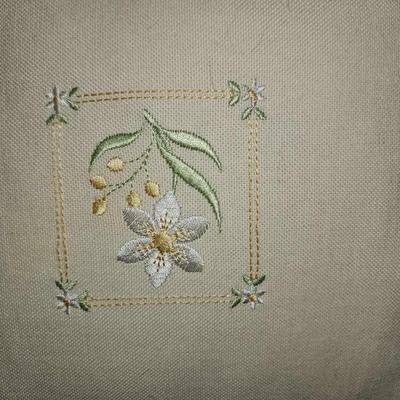 Pair of small throw pillows