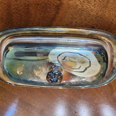 Silver Plated Butter Dish