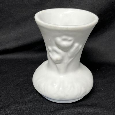 Van Briggle Matte white vase