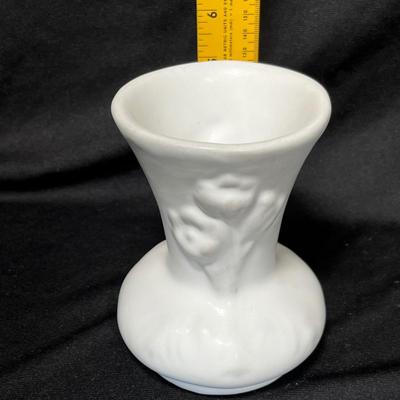 Van Briggle Matte white vase